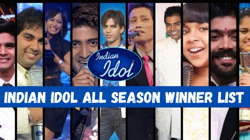 indian idol all season winner