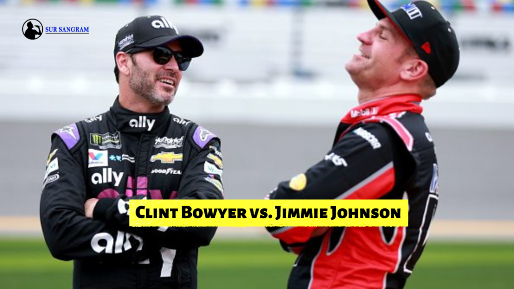 Clint Bowyer vs. Jimmie Johnson